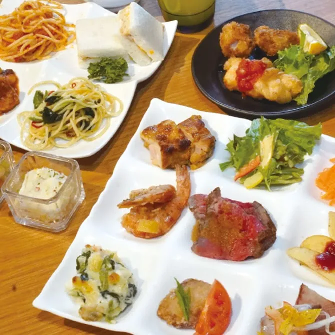 五感ランチビュッフェの魅力：食べる